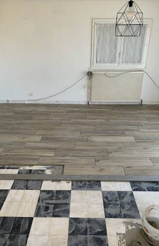 Pose de carrelage sur existant