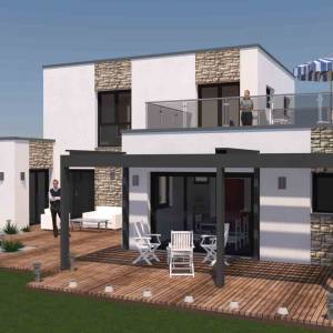 Projet de construction d'une maison individuelle -  Jean-Luc FAHR - La Maison Des Architectes