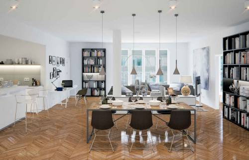 aménagement intérieur d'un loft à Savigny-surOrge
