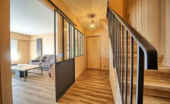 Couloir APRES Verriere porte coulissante DUplex Montgeron