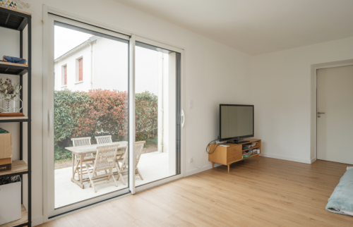 Création d'une extension au sud de Nantes 44000 - baie vitrée