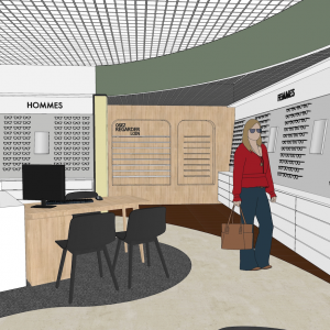 Boutique d'optique - Georgia CROZET - La Maison Des Architectes