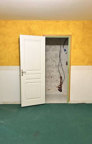 Porte salle d'eau chambre parentale avant 