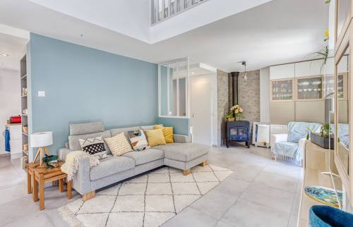 verrière fixe dans le salon