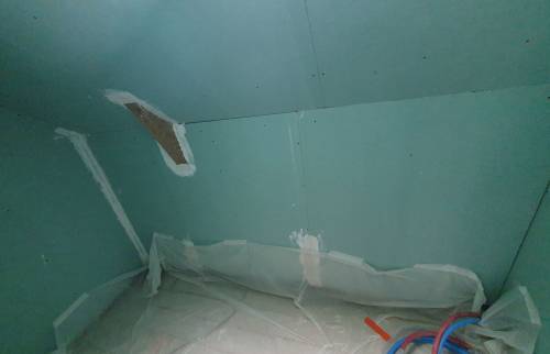 Travaux en cours pour l'aménagement des combles 2