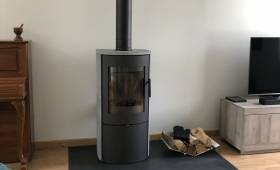 Installation poêle à bois