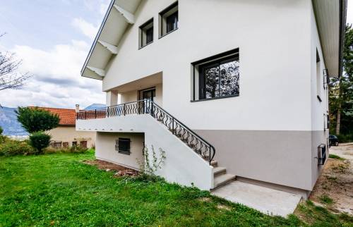 Chantier d'ITE terminé