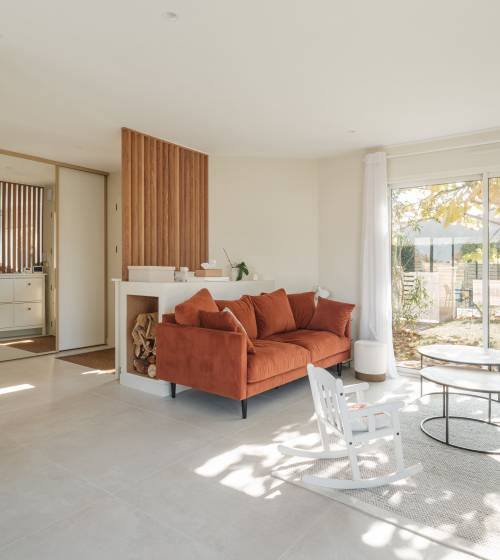 Rénovation complète d’une pièce de vie à Basse-Goulaine (44115) - salon