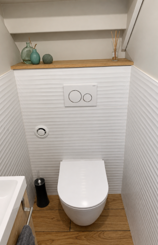 Rénovation de toilettes artisan à La Mézière (35520)