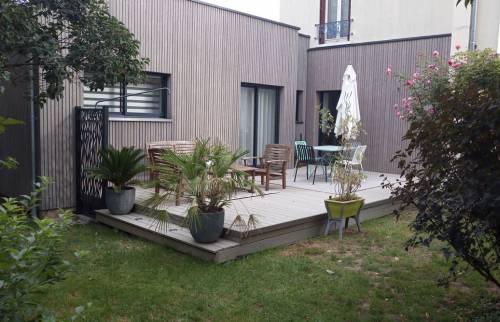 Extension bois et terrasse