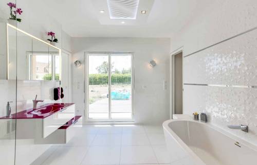 Aménagement d'une salle de bain à Honfleur