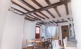 Plafond de longère après travaux de rénovation et d'isolation intérieure - Villeneuve-en-Retz 44580