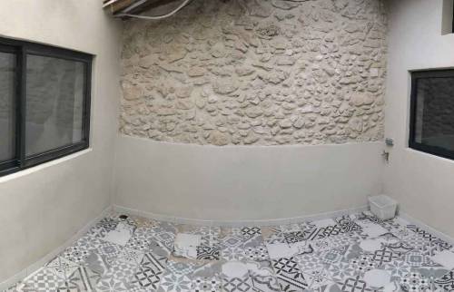 Aménagement patio Alleins