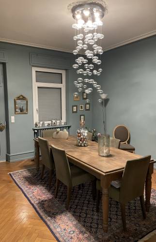 Très jolie peinture et décoration dans une maison de maître à Strasbourg