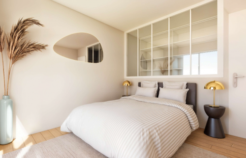 Surélévation de maison de 30 m²  à Saint-Sébastien-sur-Loire - chambre