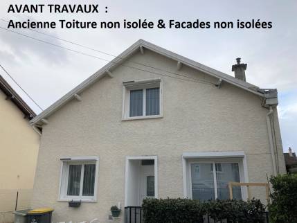 Maison avant pose de l'ITE (Brunoy 91800)