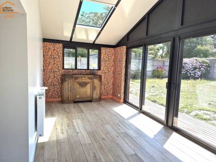 Rénovation énergétique d'une maison à Saint-Lunaire (35800) et remplacement de la véranda.