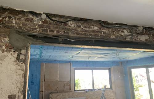 Ouverture mur porteur La Maison des Travaux Rouen 