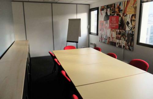 rénovation de la salle de réunion de l'agence de communication  - Lyon Vaise (69)