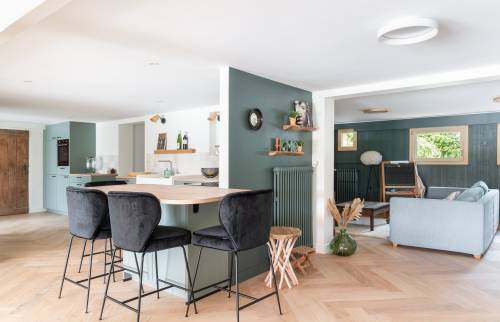 Rénovation complète d'une maison de 250 m² à Vertou- salon