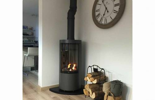 Pose d'un poêle à gaz à Granville (50400)