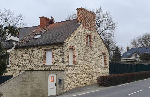 Ravalement de façade en réalisation