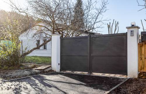 Portail motorisé design