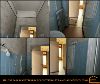 Salle de bain avant travaux de rénovation intérieure - Montauban 82000
