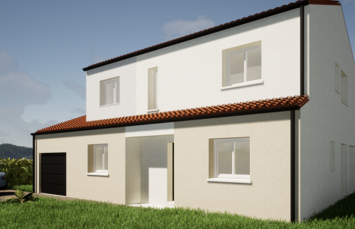 Plans - Surélévation en ossature bois de 18 m² à Vertou