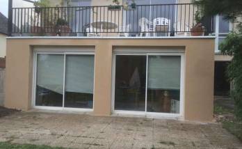 Rénovation finie enduit gratté à Saint-Malo