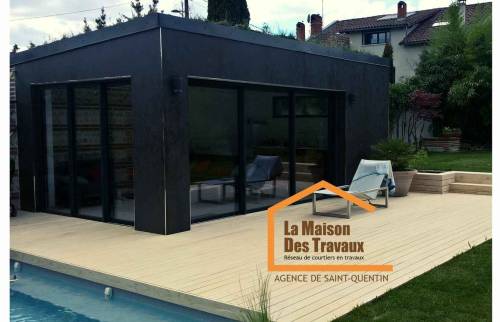 Extension de la maison très moderne et contemporaine 