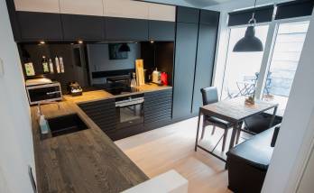 rénovation d'une cuisine d'angle