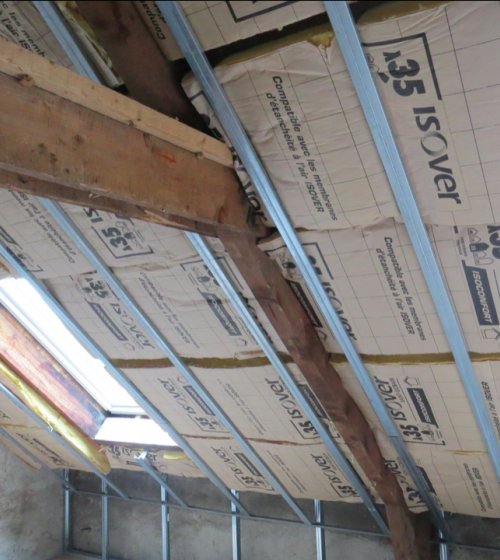 Pose d'isolation dans les combles - Quéven (56530)