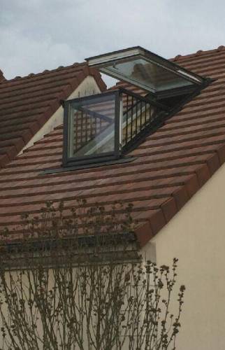 Réalisation d'un vélux balcon