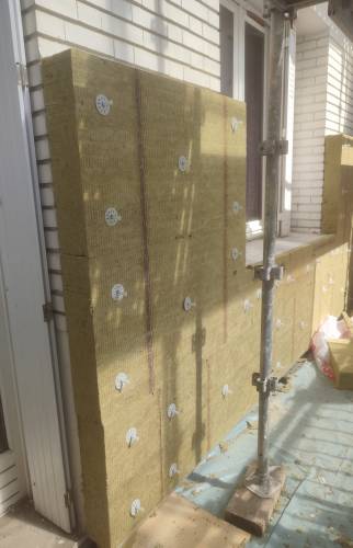 Préparation de l'ITE à Colombes