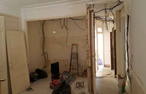 Rénovation Appartement Lyon 6  - Travaux en cours