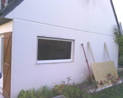 Pose de baie vitrée PVC Verre sécurisé
