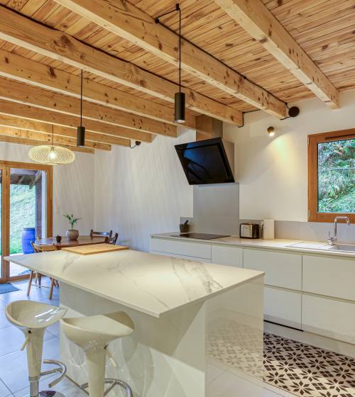 vue d'ensemble de la cuisine