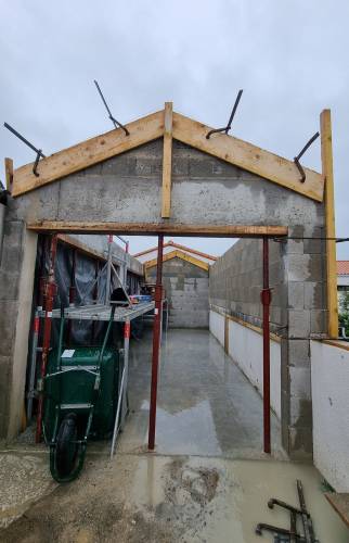  construction garage aux sables d'olonne