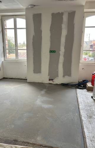 Mise en peinture dans la cuisine