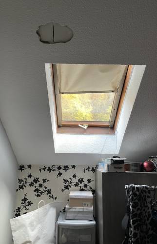 fenêtre de toit avant travaux 