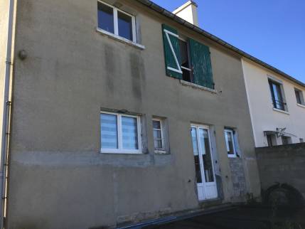 Façade sur jardin avant travaux (Lion-sur-Mer 14780)