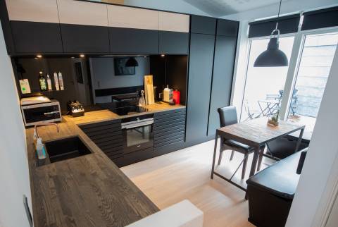 rénovation d'une cuisine d'angle