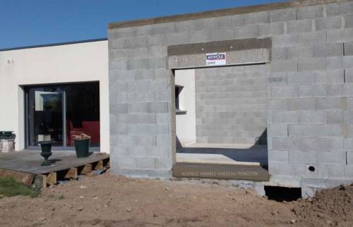 EXTENSION MAISON MODERNE A SARZEAU 56370