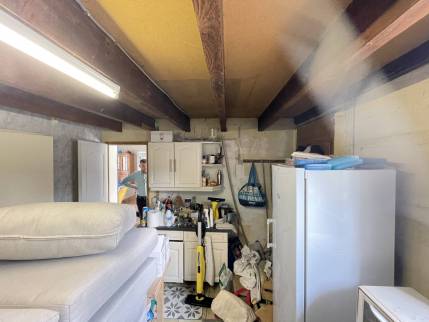 Garage avant transformation en salon - Reau 77550