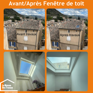 Création fenêtre de toit