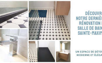 Transformation Élégante d'une Petite Salle de Bain à Sainte-Maxime