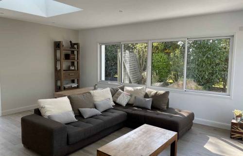 Espace salon - Extension de maison de 25 m² à Carquefou 