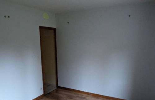 travaux de rénovation d'une chambre ancienne