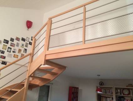 Pose escalier bois Pineuilh